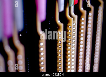 Close-up of a computer circuit board Stock Photo