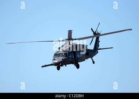 Military helicopter at air show in Cape Town South Africa September 2010 Stock Photo