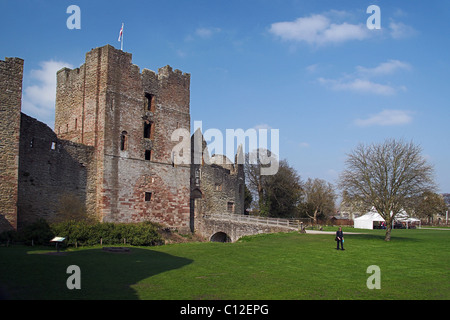 The Keep at Ludlow Castle, Shropshire, England, UK Stock Photo