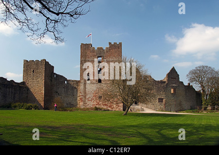 The Keep at Ludlow Castle, Shropshire, England, UK Stock Photo