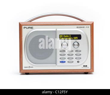 DAB digital radio, Evoke 1S made by Pure Stock Photo