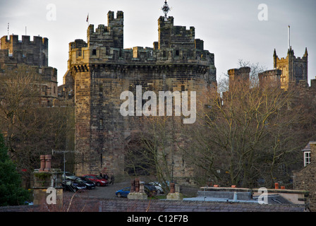 Lancaster Castle Prison Stock Photo