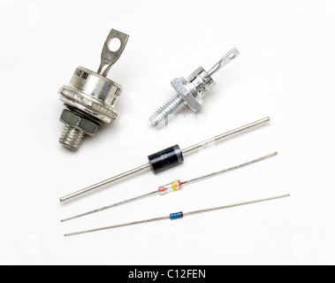 various silicon diodes Stock Photo