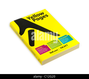 Yellow Pages phone directory Stock Photo