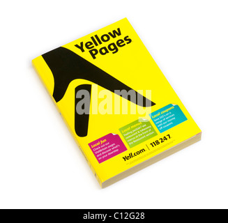 Yellow Pages phone directory Stock Photo