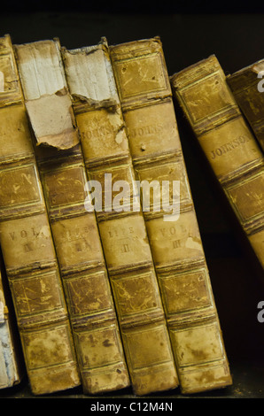 Antique books Stock Photo