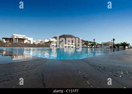 villas with swimming pool Playa Blanca Lanzarote Stock Photo