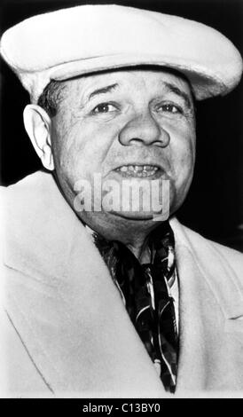 New York Yankees. Retired outfielder Babe Ruth, Penn Station, New York City, New York, 1948. Stock Photo