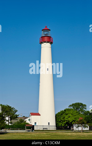 Cape May lighthouse, Cape May, New Jersey, NJ, USA Stock Photo