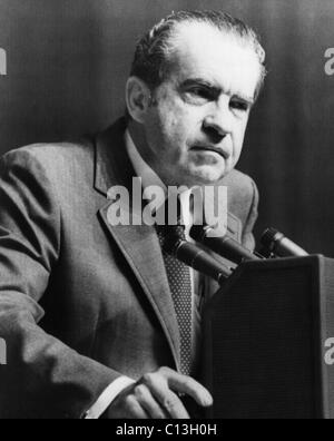 1971 Us Presidency. President Richard Nixon Announcing Supreme Court 