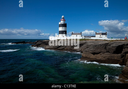 Hook Head Lighthouse, InContinuous Existence for 800 years, County Wexford, Ireland Stock Photo