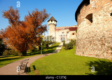 Buda Castle walls & fortifications, Budapest, Hungary Stock Photo