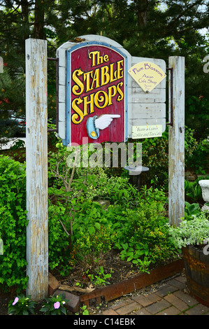 Shops in Long Grove Illinois Stock Photo - Alamy