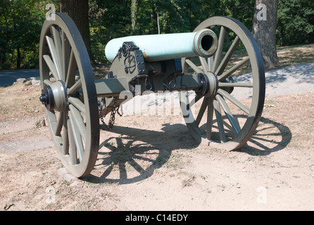 KNAPS BATTERY USA ON CULPS HILL GETTYSBURG BATTLEFIELD   PENNSYLVANIA UNITED STATES OF AMERICA Stock Photo