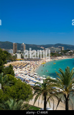 Magaluf Beach, Mallorca, Baleares, Spain Stock Photo - Alamy
