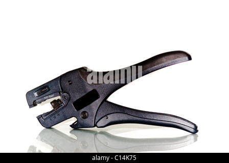 Professional Wire stripper isolated on white background Stock Photo