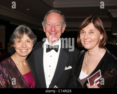 Michael Buerk and guest  2008 Costa Book of the Year held at the Intercontinental Hotel - inside London, England - 27.01.09 Stock Photo