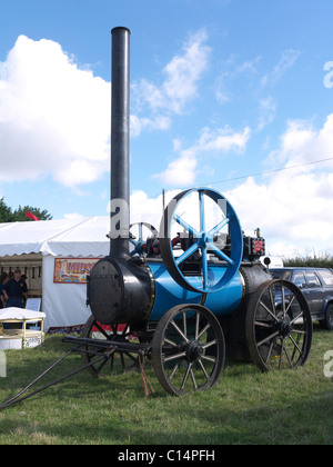 Early portable steam engine on display at Haddenham steam rally September 2010 Stock Photo