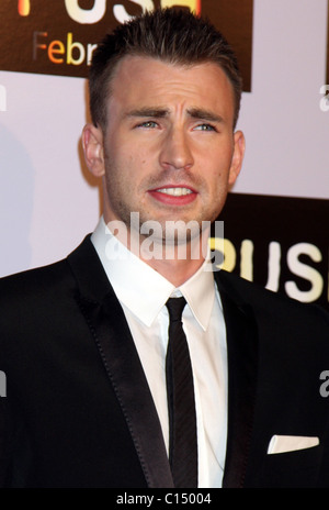 Chris Evans Los Angeles Premiere of 'Push' held at the Mann Village Theatre - Arrivals Westwood, California - 29.01.09 Stock Photo