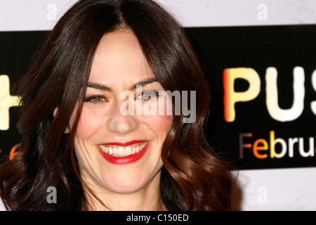 Maggie Siff Los Angeles Premiere of 'Push' held at the Mann Village Theatre Westwood, California - 29.01.09 .com Stock Photo