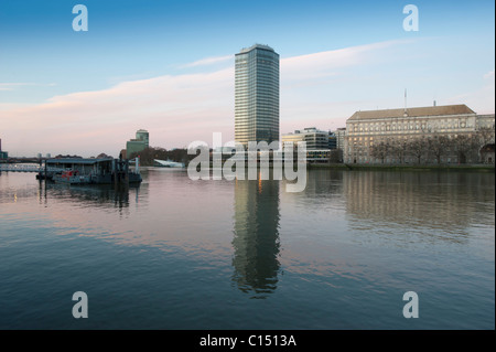 Millbank Tower on the north bank of the River Thames in London, England, UK. Stock Photo