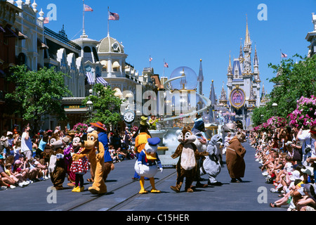 Magic Kingdom, Disneyworld, Disney World, Orlando, Florida, USA Stock Photo