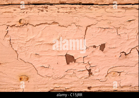 orange peeling paint close up background Stock Photo