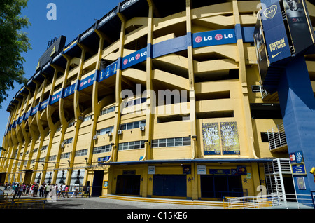 La Bombonera stadium (home to Boca Junior football club) in La Boca Buenos Aires Stock Photo