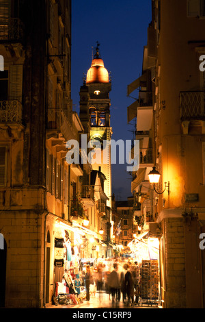 Agios Spiridonos, Corfu, Ionian Islands, Greece, Europe Stock Photo