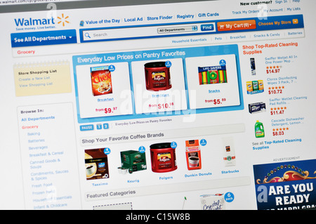 Walmart website screenshot Stock Photo - Alamy