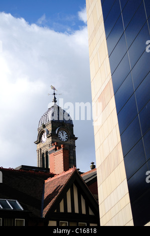 The Guildhall and Quad Arts Building Derby England. Stock Photo