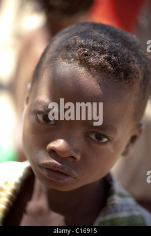 Madagascan Boy. Portrait. Isalo. Southern Madagascar. Stock Photo