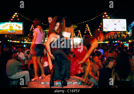 Transvestite table dance, Patong, Phuket Island, Thailand, Asia Stock Photo