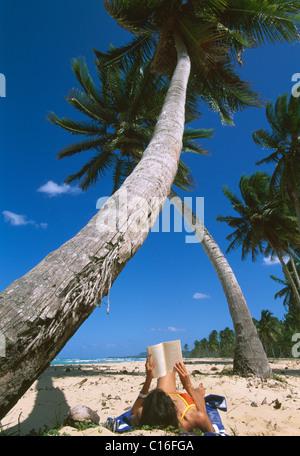 El Rincon, Samana Peninsula, Dominican Republic, Caribbean Stock Photo