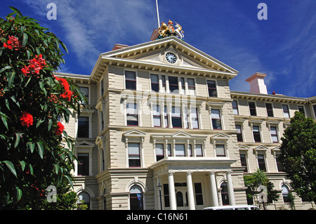 Victoria University's Law School, Lambton Quay, Wellington, Wellington Region, North Island, New Zealand Stock Photo