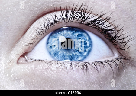 Close up image of a human eye Stock Photo