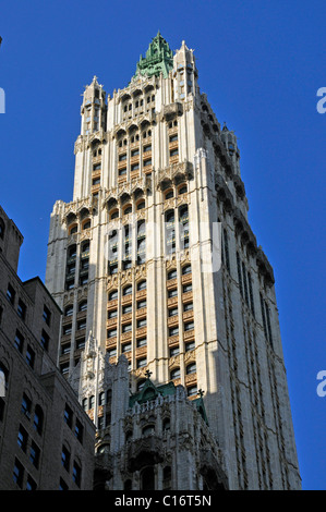 Woolworth Building, Manhattan, New York City, USA, North America Stock Photo