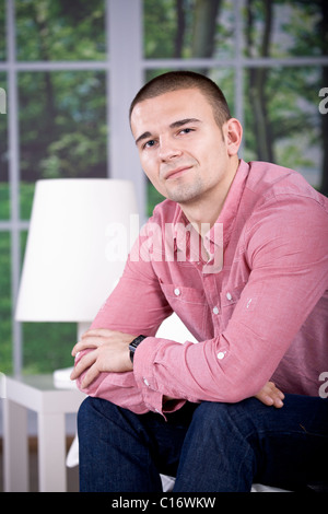 portrait of a young man Stock Photo