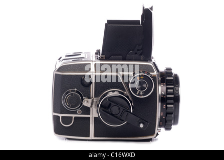 Vintage medium format camera studio cutout Stock Photo