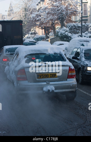 Pollution caused by leaking petrol tank Newport Gwent Stock Photo - Alamy