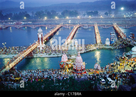 ASB-60782 : Kumbh fair ; Haridwar ; Uttaranchal ; India Stock Photo