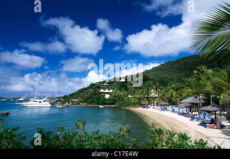 Bitter End Yacht Club on Virgin Gorda Island, British Virgin Islands, Caribbean Stock Photo