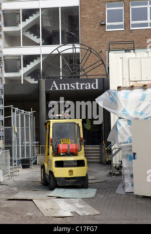 Amstrad's old headquarters in Brentwood, Essex is being converted into a Premier Inn budget hotel. The office has been derelict Stock Photo