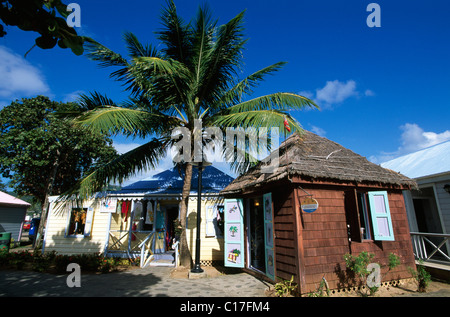 Colourful shop in Roadtown on Tortola Island, British Virgin Islands, Caribbean Stock Photo