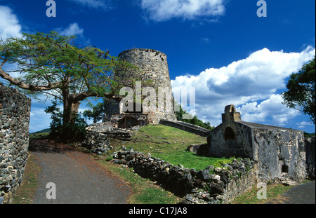 Annaberg Sugar Mill Ruins, St. Thomas Island, United States Virgin Islands, Caribbean Stock Photo