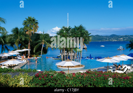 Ritz Carlton Hotel on St. Thomas Island, United States Virgin Islands, Caribbean Stock Photo