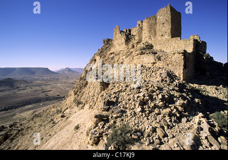 Tunisia, Southern Tunisia, Tataouine area, ksour's road, Douiret Berber village (Ksar) Stock Photo