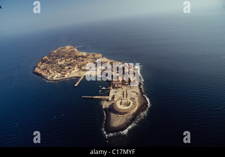 Senegal, Goree Island (aerial view) Stock Photo