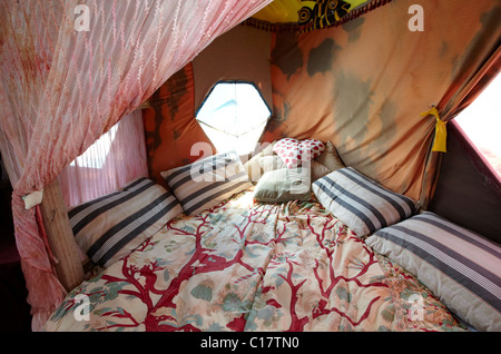 Interior Of The House On Bottle Island Isla Mujeres Mexico City Mexico Stock Photo