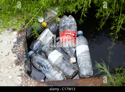 Bottle Island Isla Mujeres Mexico City Mexico Stock Photo